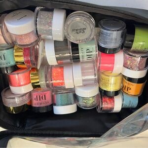 Vivid glam co dip starter kit + various colors, nail drill